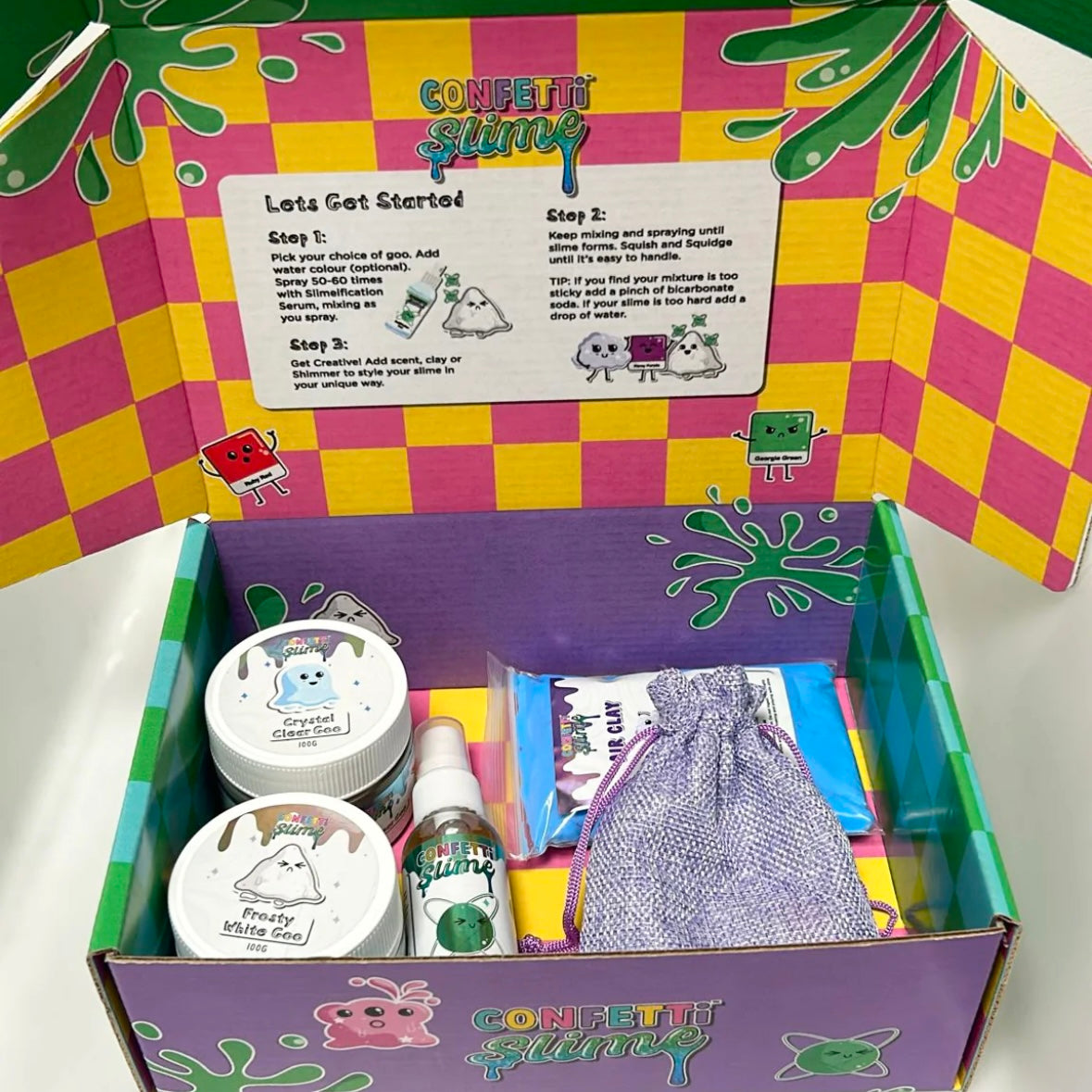 Confetti Blue / Slime DIY Kit