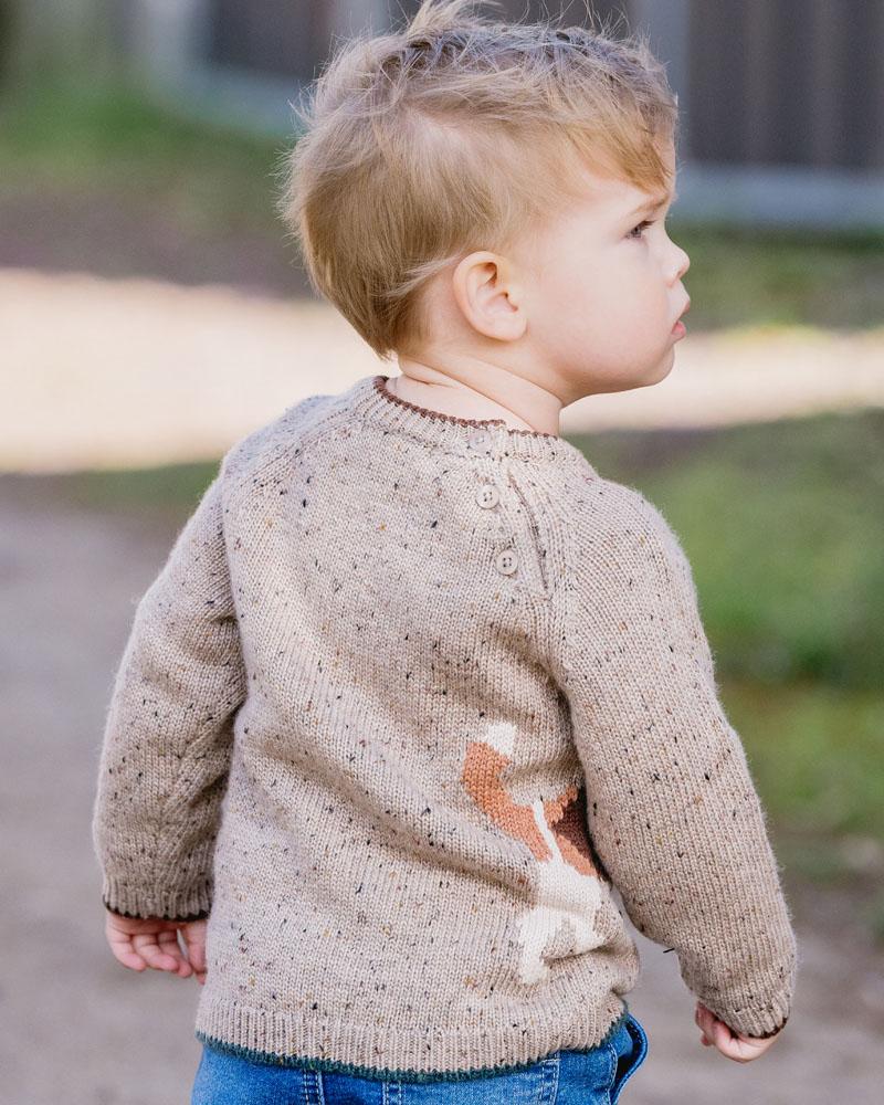 Fox & Finch / Cool Dogs Woof Knitted Jumper
