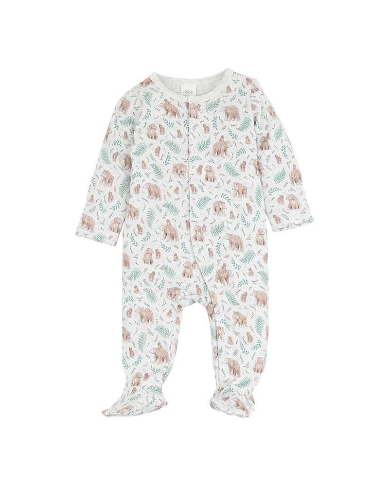 Bebe By Minihaha / Mateo Print LS Zip Onesie
