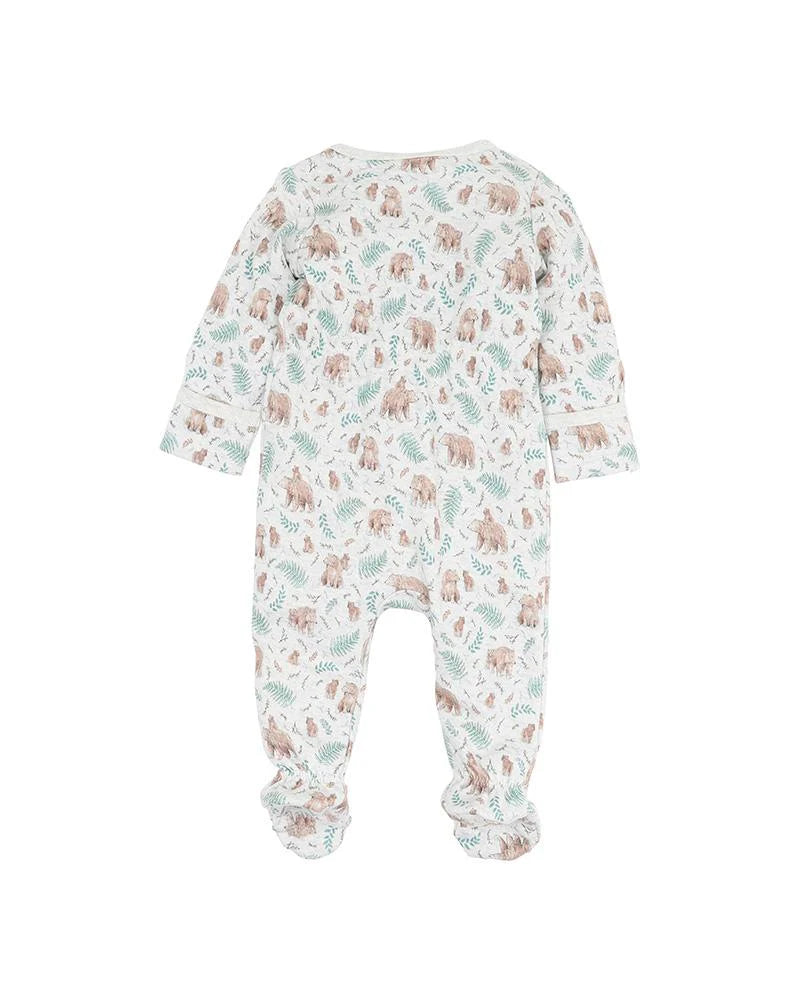 Bebe By Minihaha / Mateo Print LS Zip Onesie