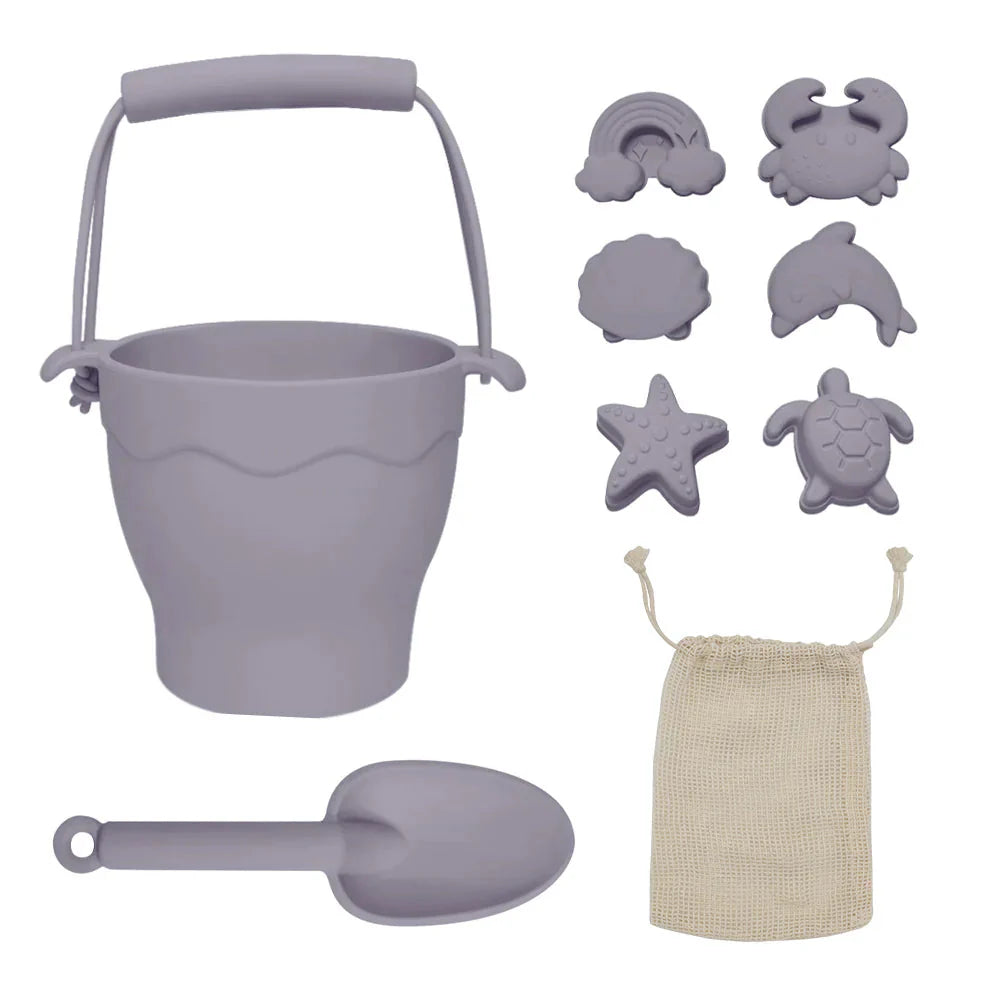 Living Textiles / Silicone 8pc Bucket & Spade Set