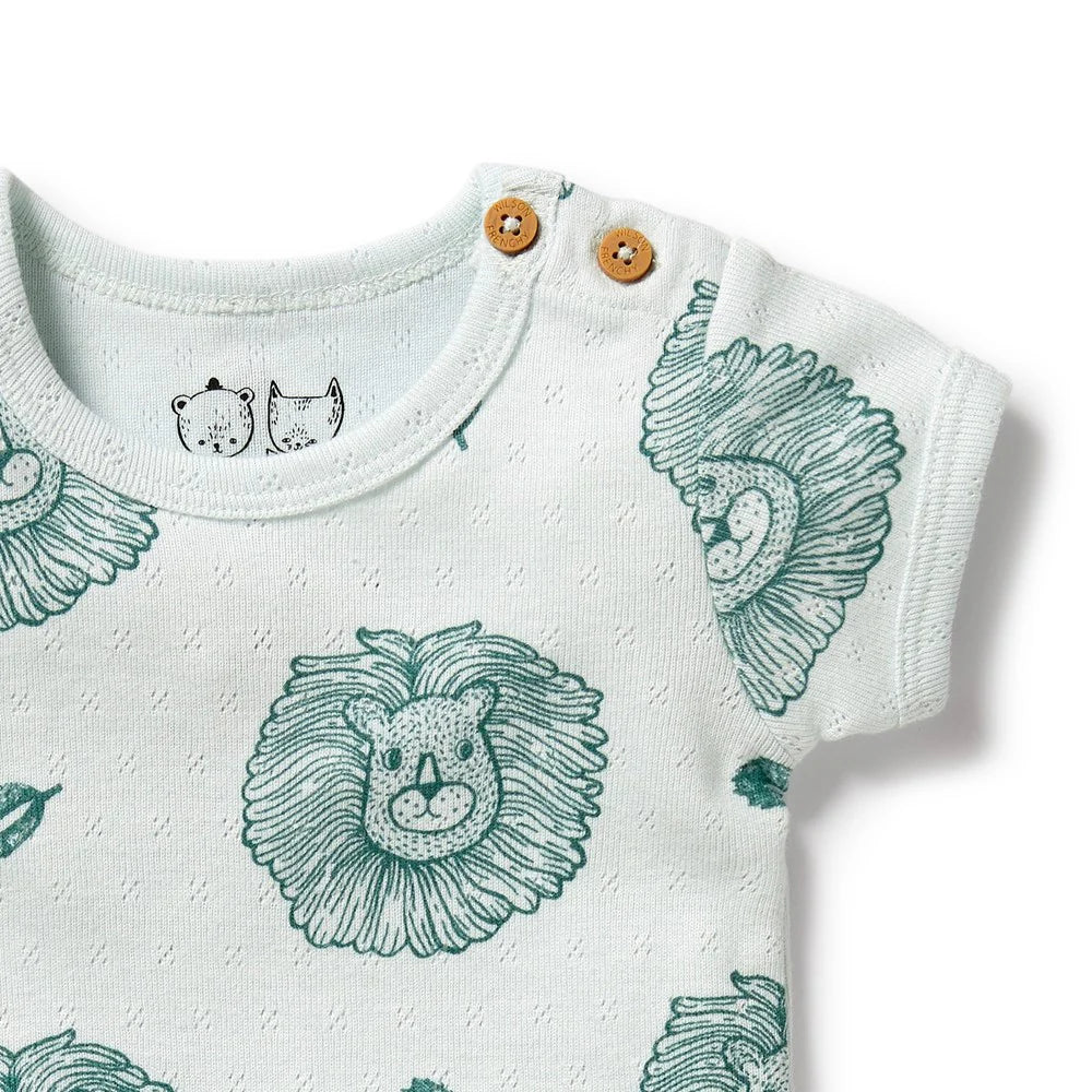 Wilson & Frenchy / Pointelle Little Lion Bodysuit