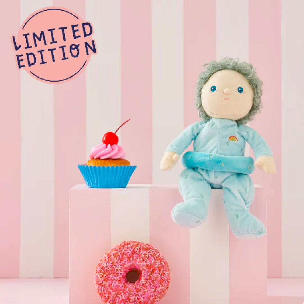 Olli Ella Dinky Dinkum Franny Frosting Doll Featuring Sky Blue Suit