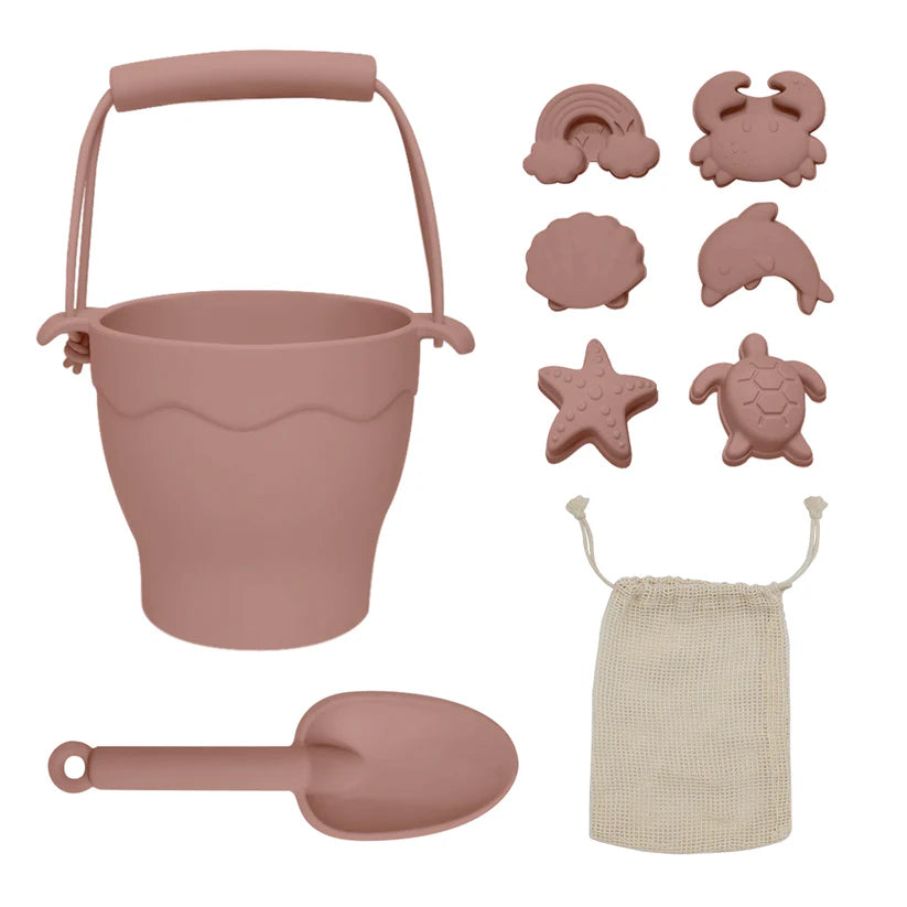 Living Textiles / Silicone 8pc Bucket & Spade Set