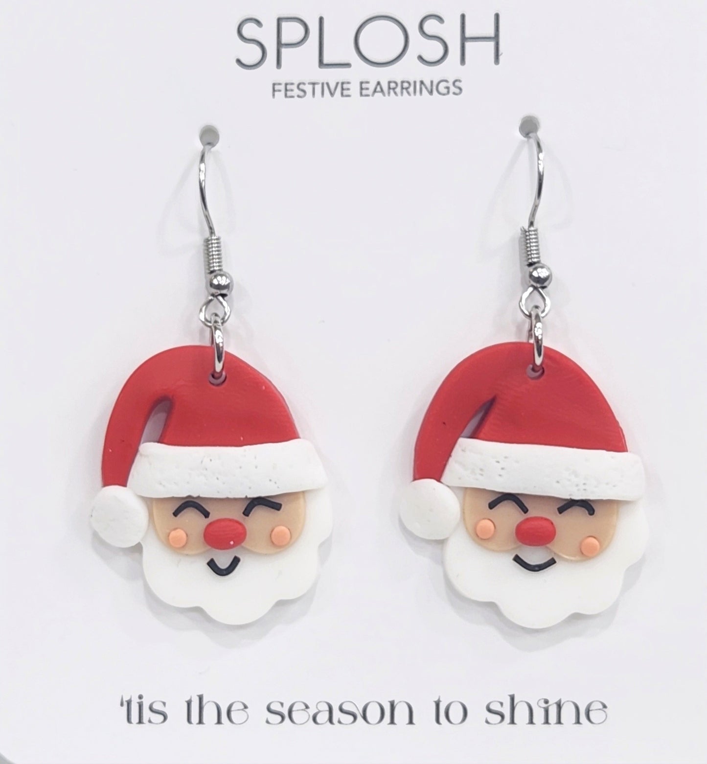 Splosh / Festive Earrings - Small Santa