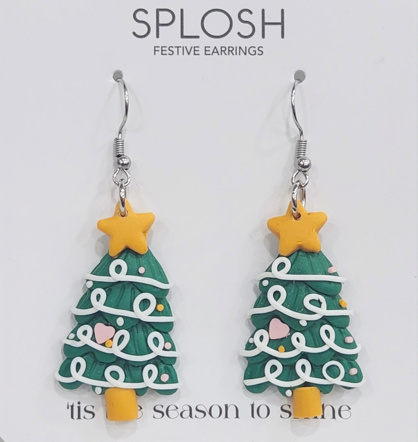 Splosh / Festive Earrings - Small Christmas Tree