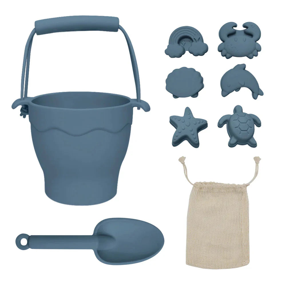 Living Textiles / Silicone 8pc Bucket & Spade Set