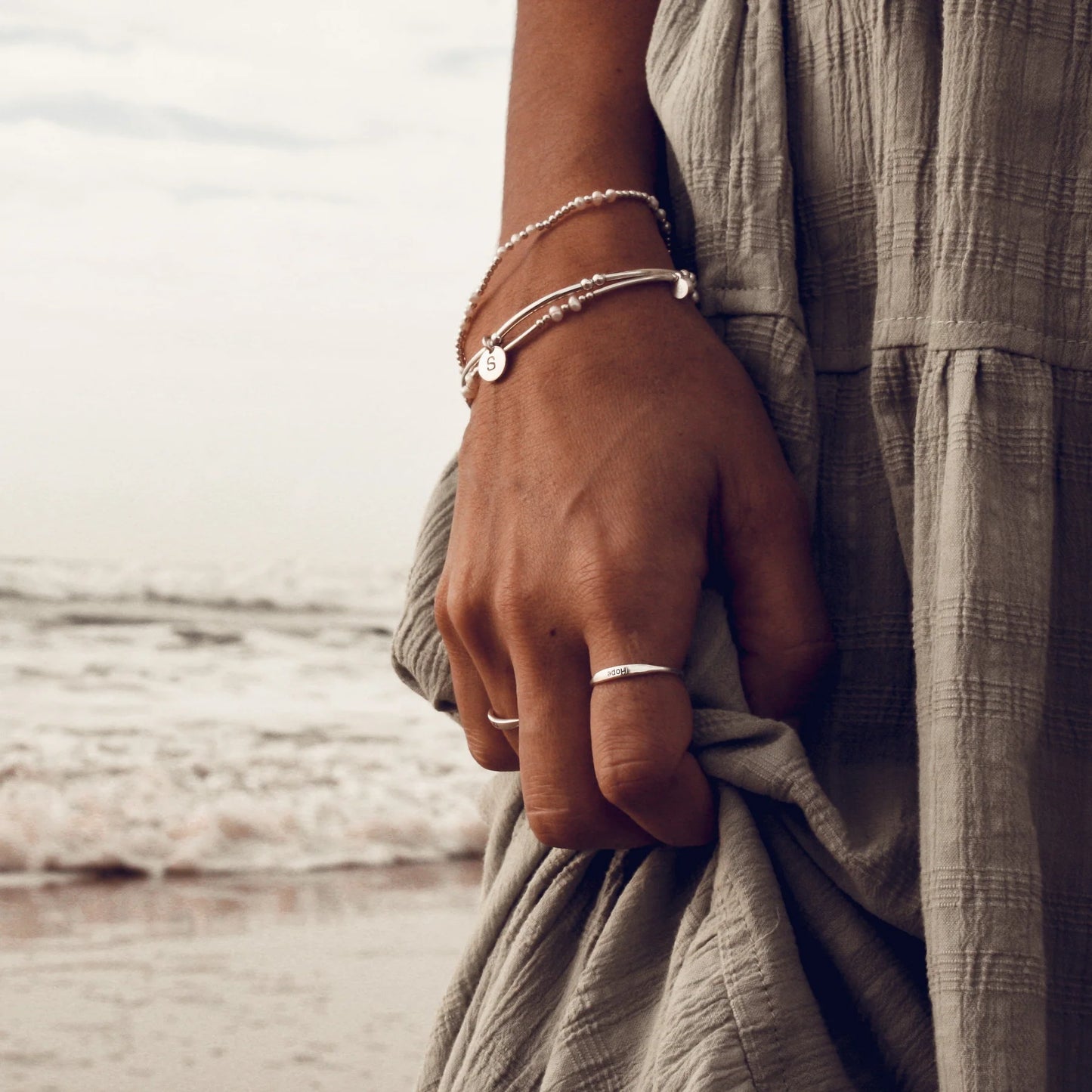 Petals Australia Jewellery Love Letter Sterling Silver Bracelets