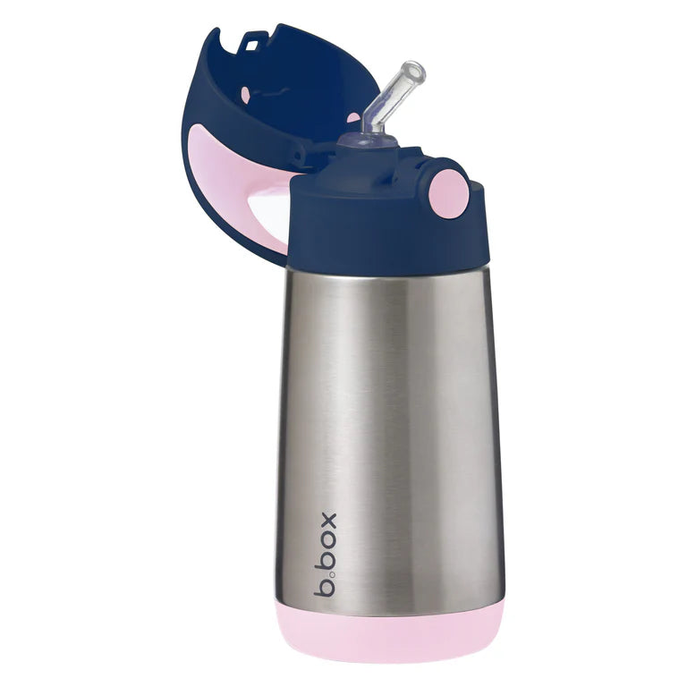 b.box / 350ml Insulated Drink Bottle with Straw