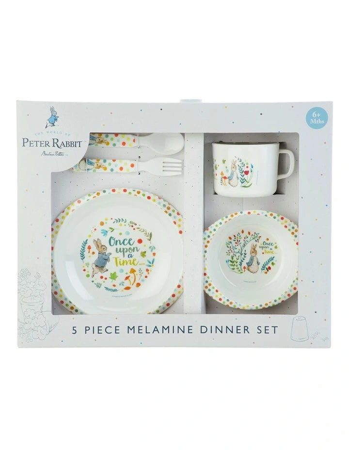 Peter rabbit dinner set in box