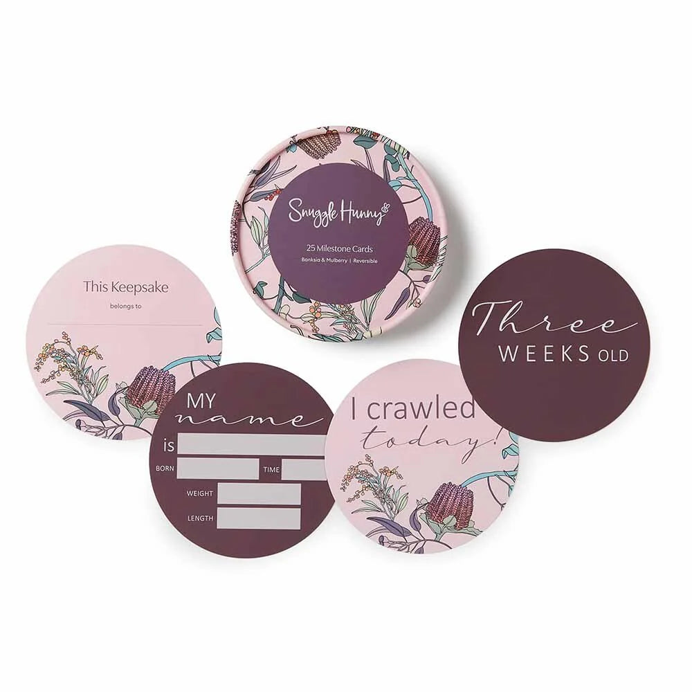 Snuggle Hunny Milestone Cards