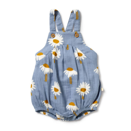 Wilson & Frenchy / Daisy Floral Organic Crinkle Bodysuit