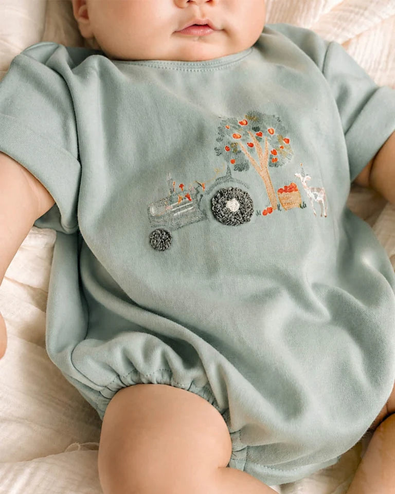 Bebe By Minihaha / Scout Organic Tractor Oversized Bodysuit