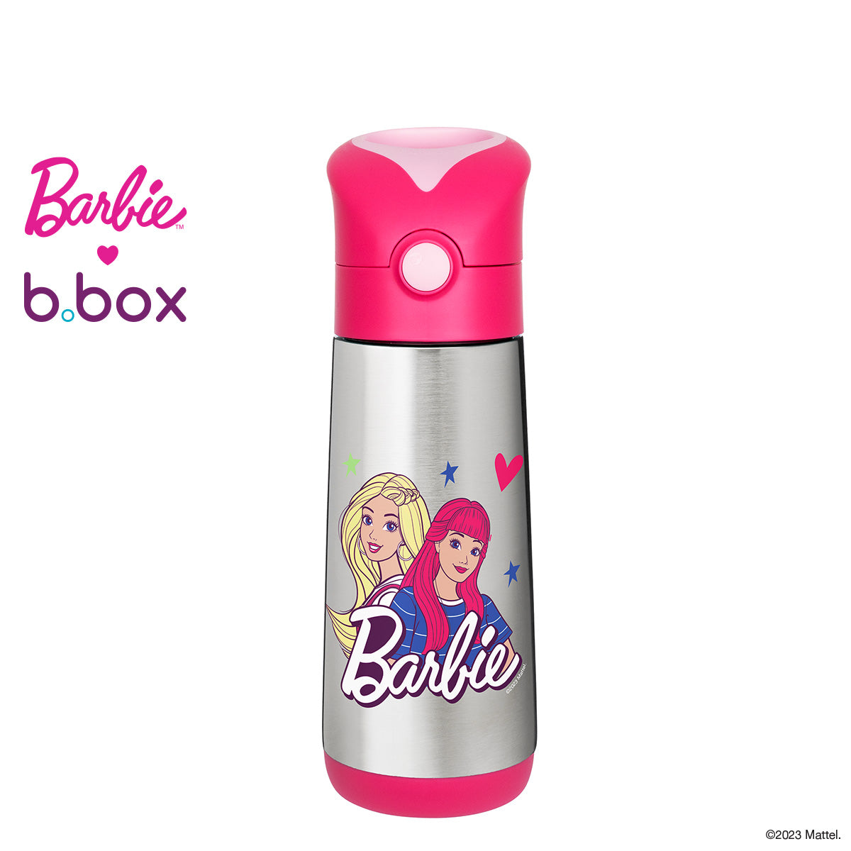 b.box / 500ml Insulated Drink Bottle with Straw