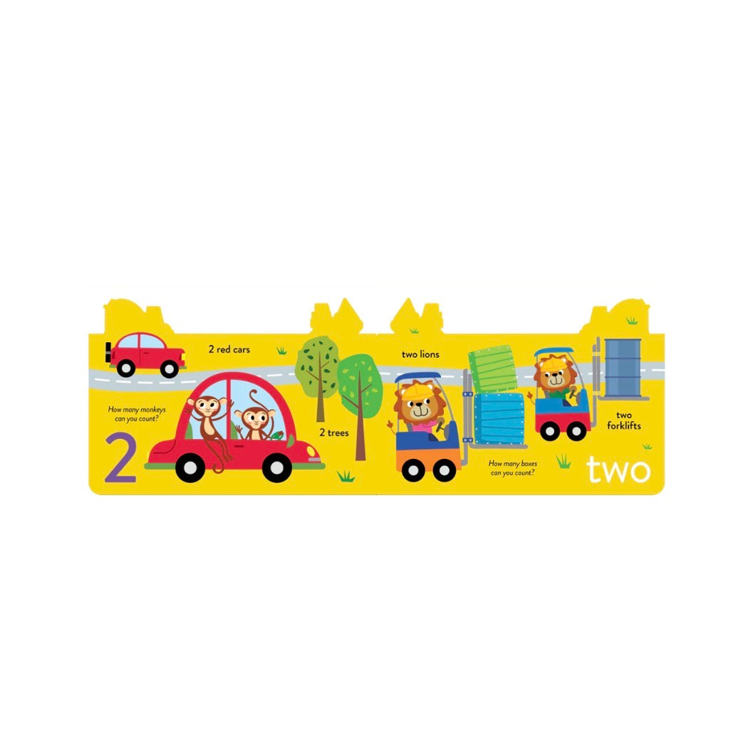Chunky Scenes Board Book / My First Numbers - On The Go