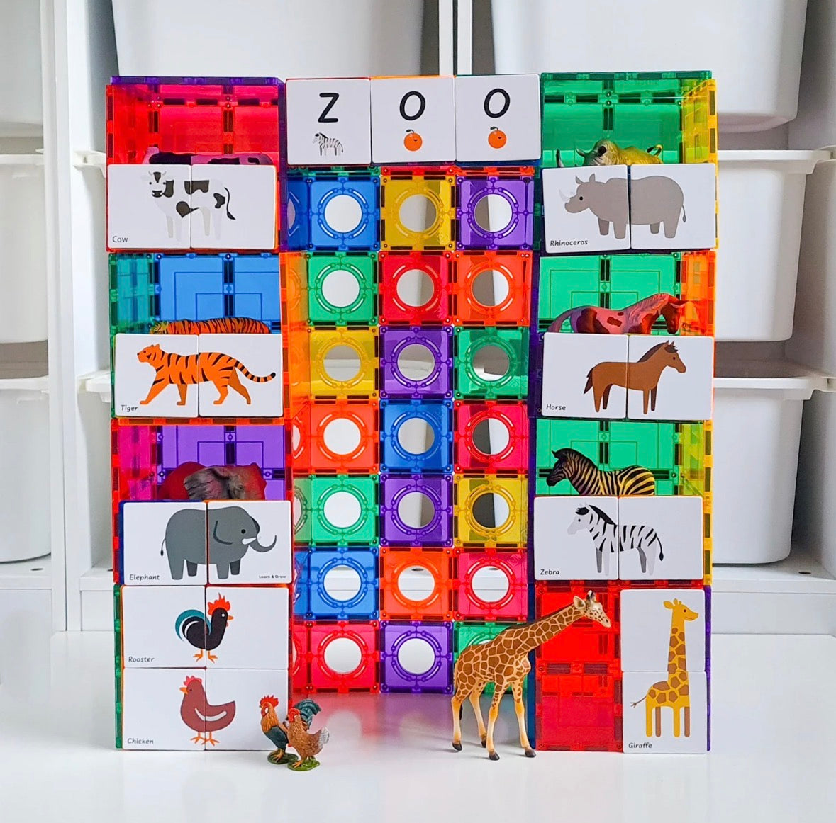 TileTek - 40 Piece Tile Topper - Animal Pack