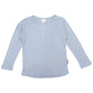 Korango / Cotton Modal Henley Top - Blue