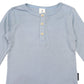 Korango / Cotton Modal Henley Top - Blue