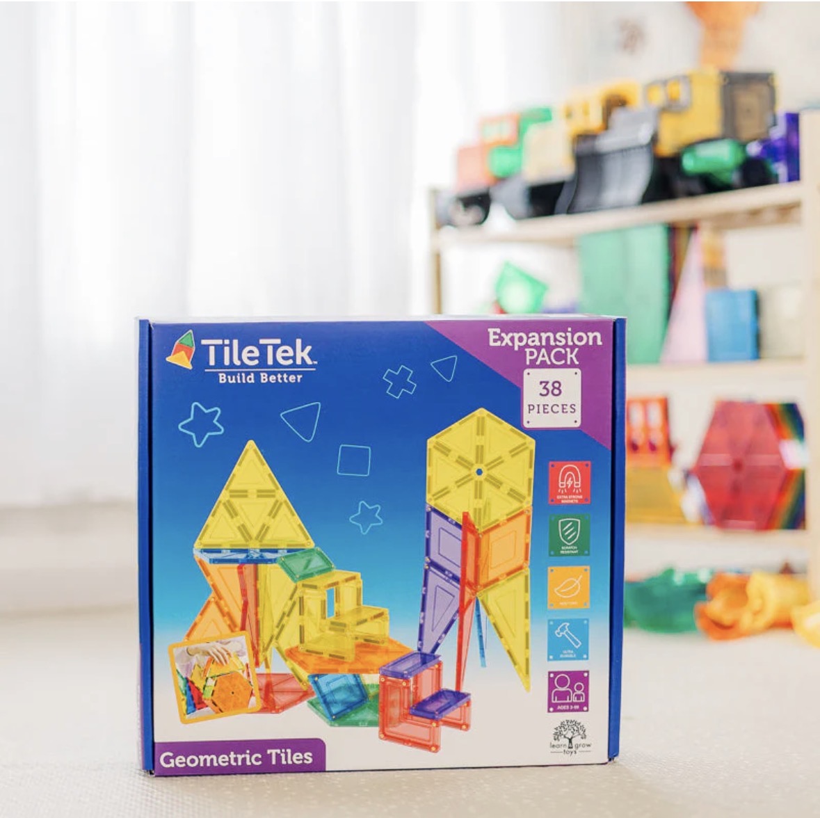 TileTek - 38 Piece Geometric Tile Set