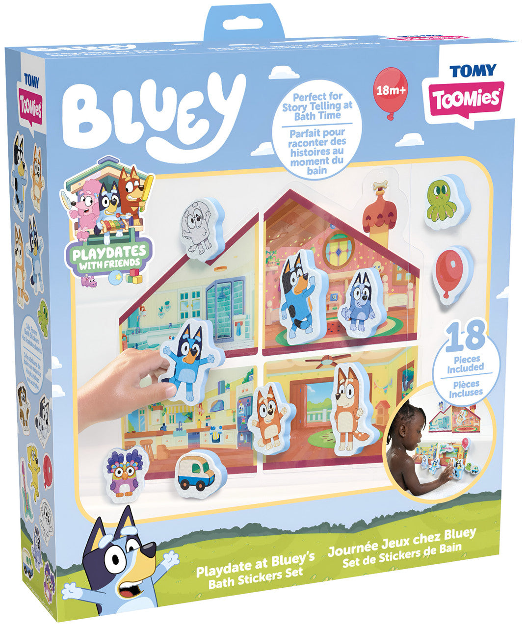 Bluey / Playdate At Bluey's Bath Sticker Set