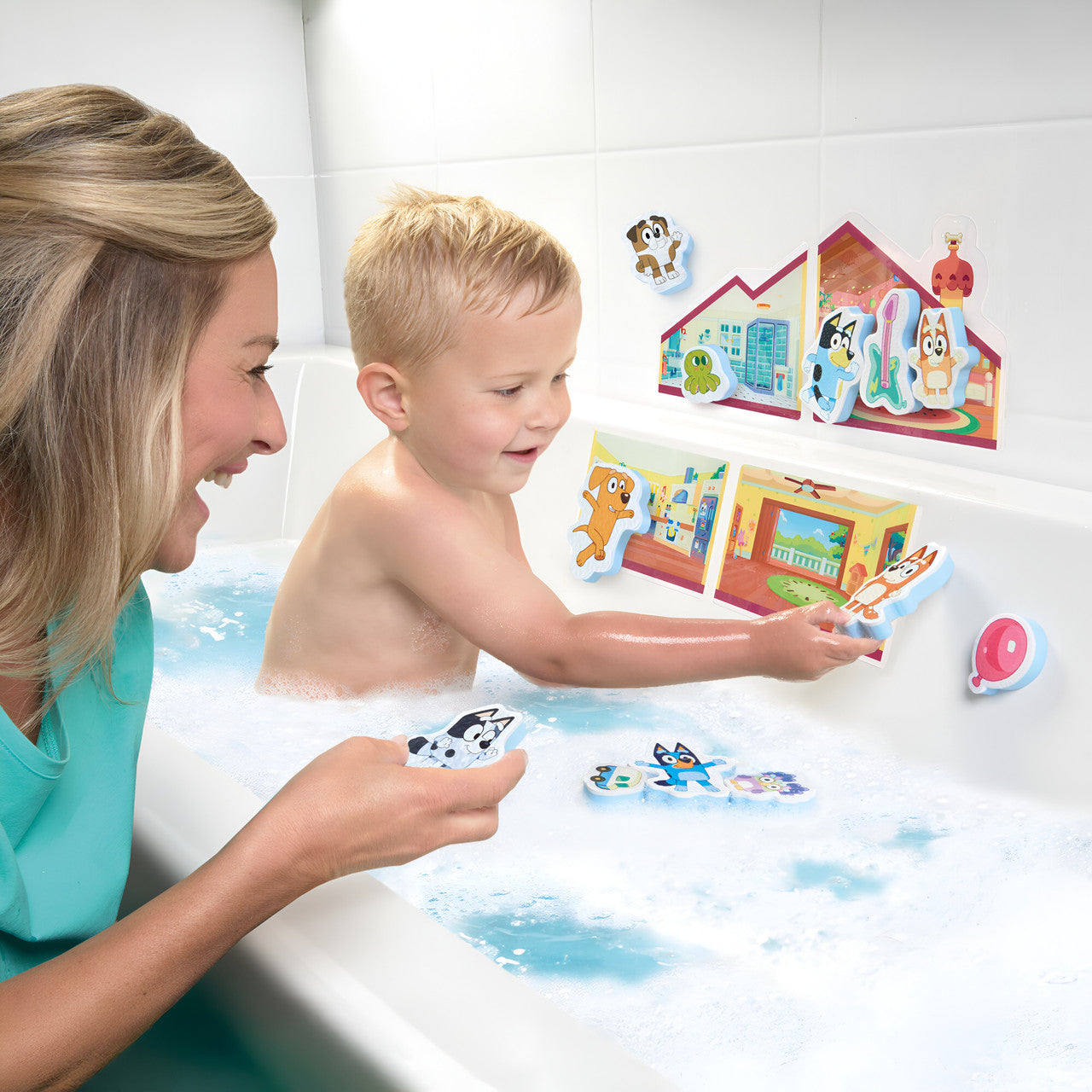 Bluey / Playdate At Bluey's Bath Sticker Set