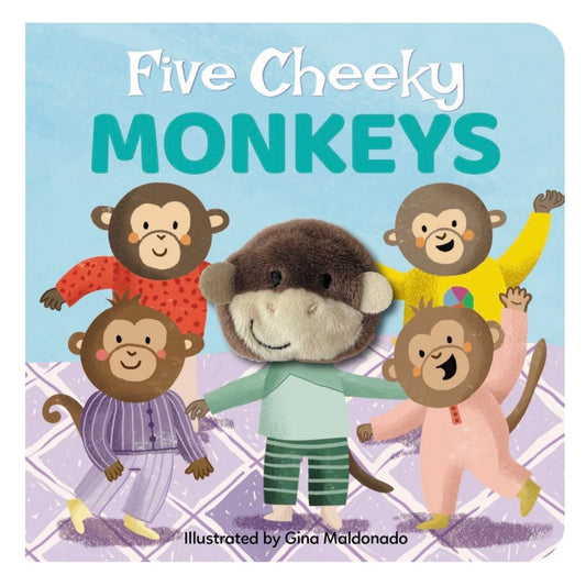 Finger Puppet Book - Five Cheeky Monkeys