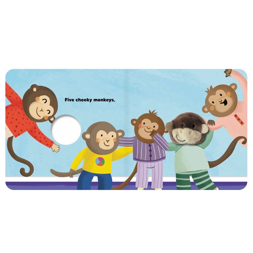 Finger Puppet Book - Five Cheeky Monkeys