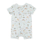 Bebe By Minihaha / Farm Print SS Zip Onesie