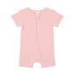 Bebe By Minihaha / Blossom Organic Pointelle SS Zip Onesie