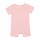 Bebe By Minihaha / Blossom Organic Pointelle SS Zip Onesie