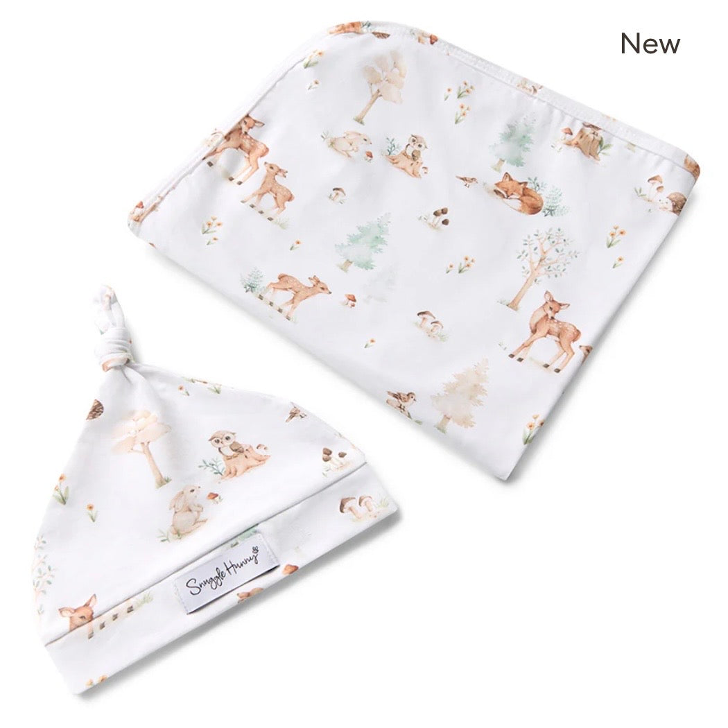 Snuggle Hunny / Jersey Wrap Set - Woodland Tales