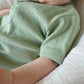 Bebe By Minihaha / Sage Organic Pointelle SS Zip Onesie