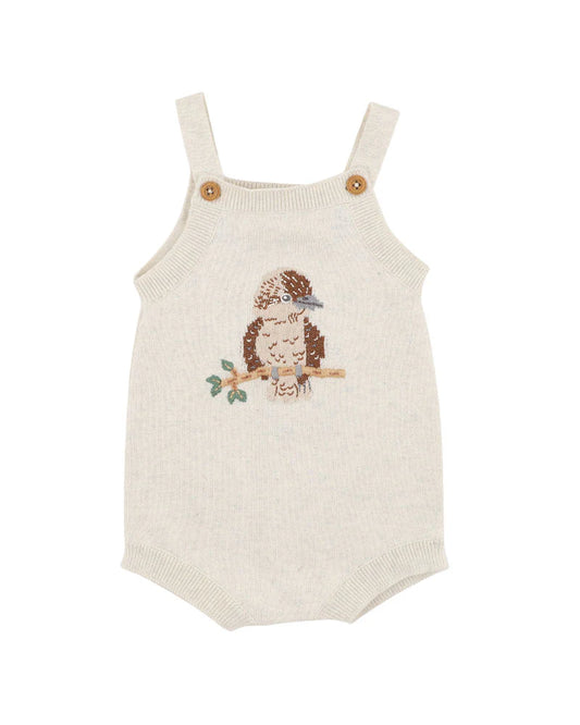 Bebe By Minihaha / Australiana Organic - Kookaburra Knit Bodysuit