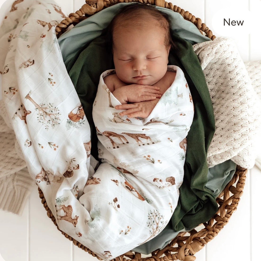 Snuggle Hunny / Muslin Wrap - Woodland Tales