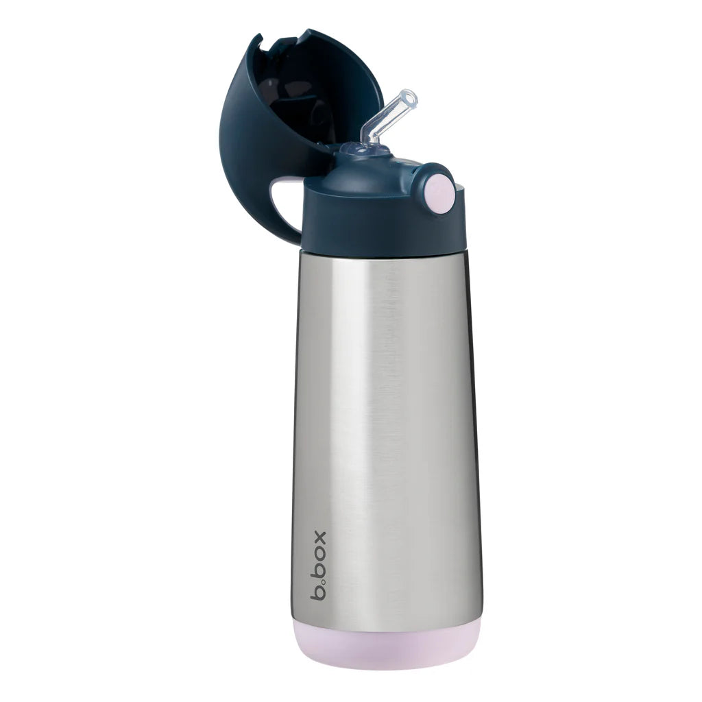 b.box / 500ml Insulated Drink Bottle with Straw