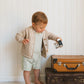 Bebe By Minihaha /  Roman Green Stripe Overalls