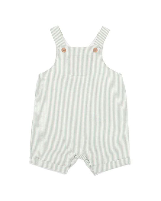 Bebe By Minihaha /  Roman Green Stripe Overalls