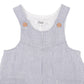 Bebe By Minihaha / Brady Stripe Woven Overalls - Indigo Stripe