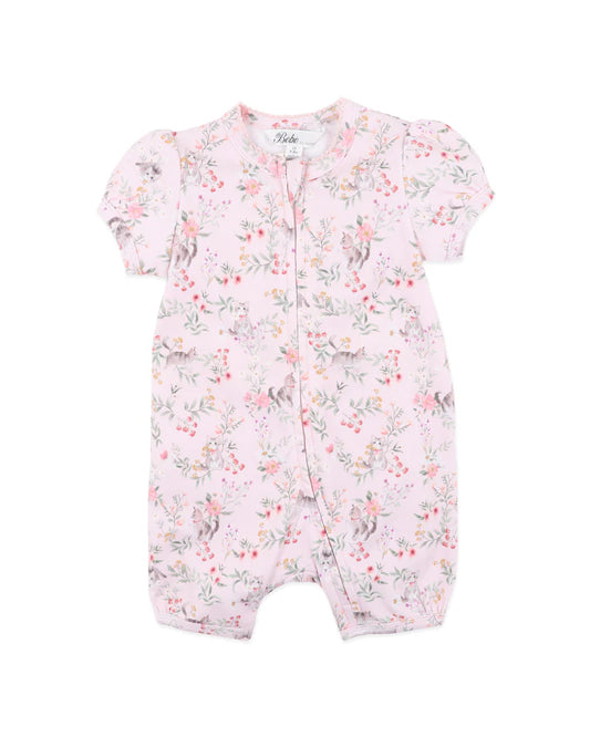 Bebe By Minihaha / Willa Organic SS Zip Romper