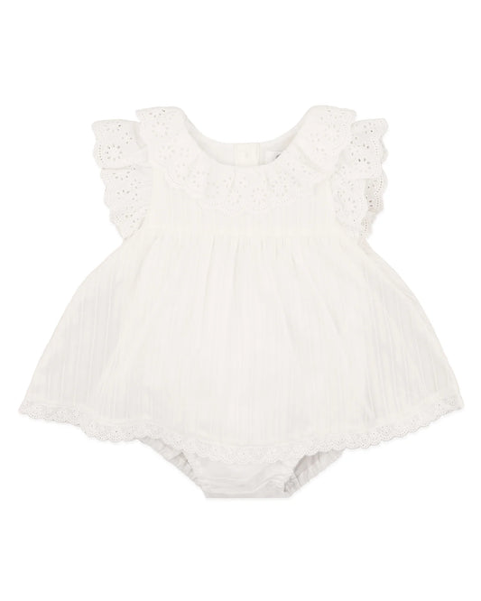 Bebe By Minihaha / Willa Cream Overlay Bodysuit