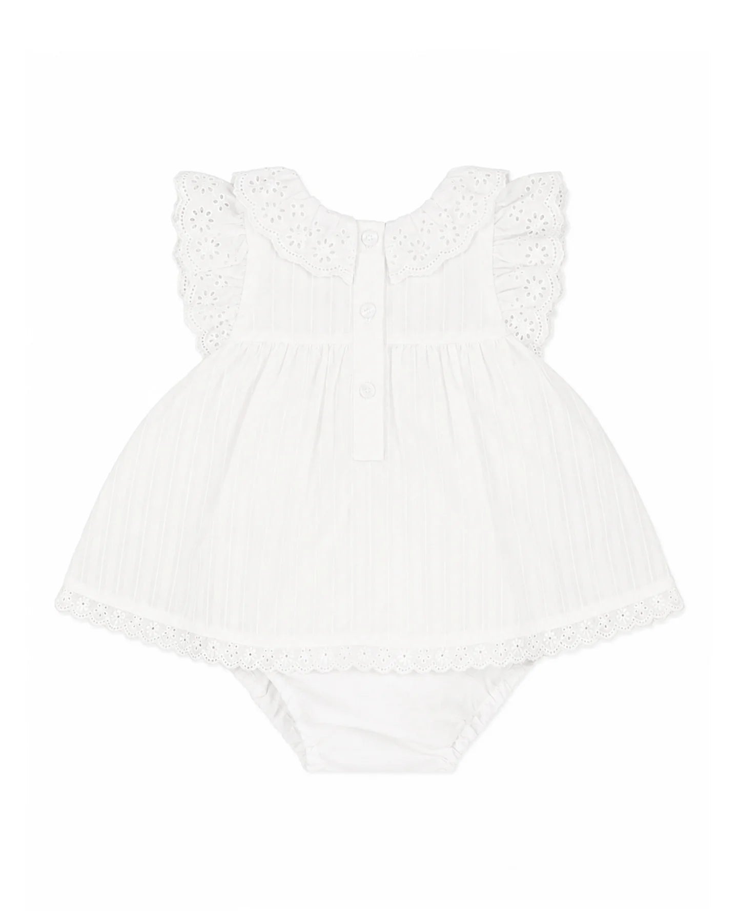 Bebe By Minihaha / Willa Cream Overlay Bodysuit