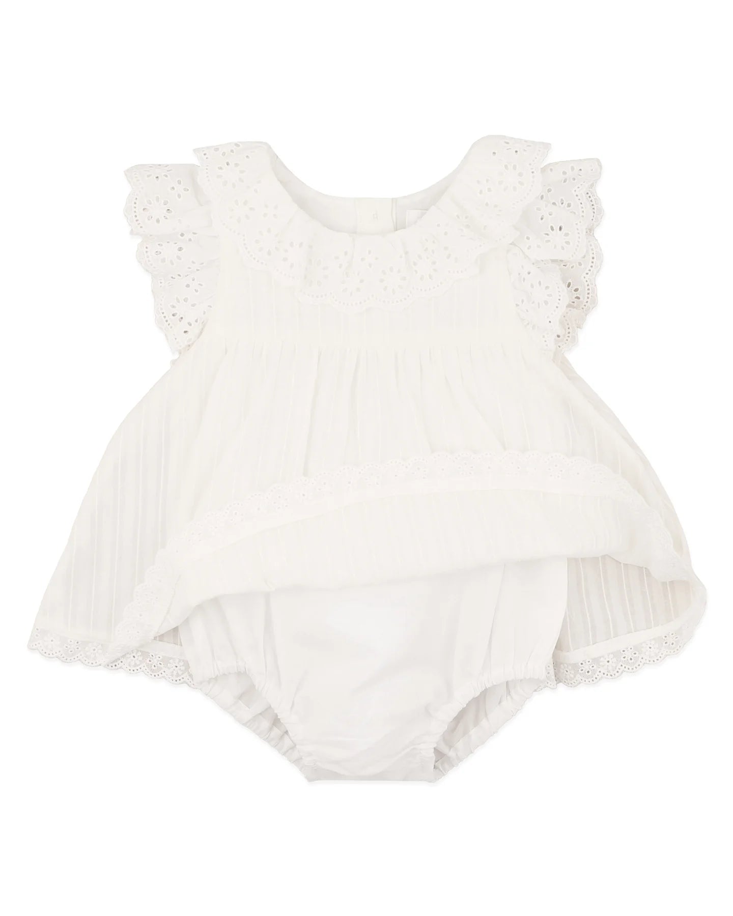 Bebe By Minihaha / Willa Cream Overlay Bodysuit