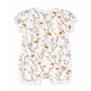 Bebe By Minihaha / Taylor Organic Floral SS Zip Romper