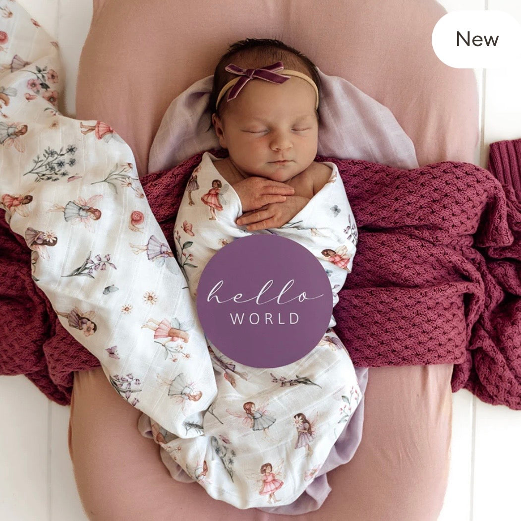 Snuggle Hunny / Milestone Cards - Fairy Garden