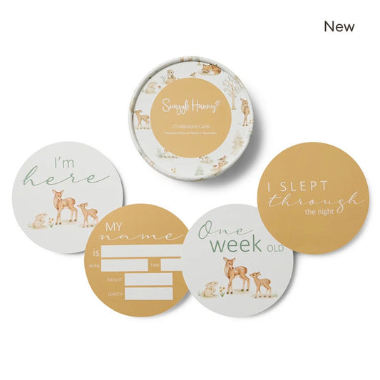 Snuggle Hunny / Milestone Cards - Woodland Tales