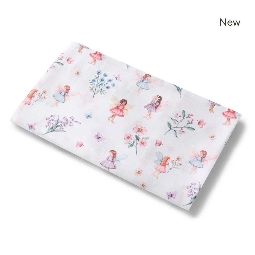 Snuggle Hunny / Muslin Wrap - Fairy Garden
