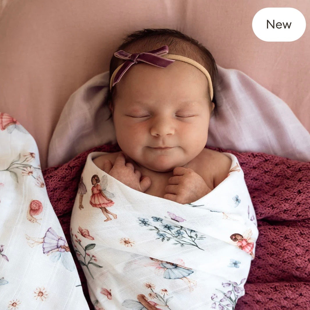 Snuggle Hunny / Muslin Wrap - Fairy Garden