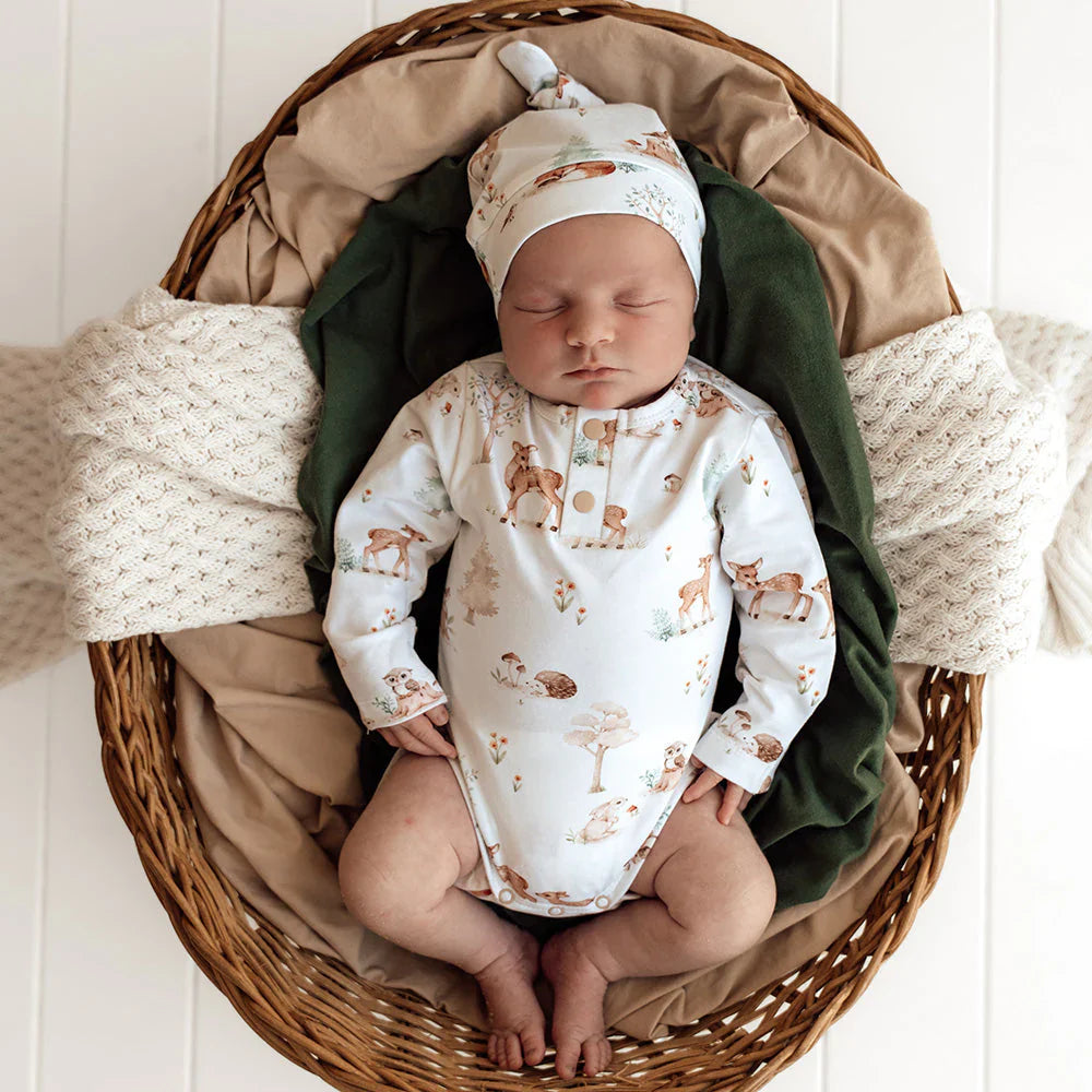 Snuggle Hunny / Long Sleeve Bodysuit - Woodland Tales