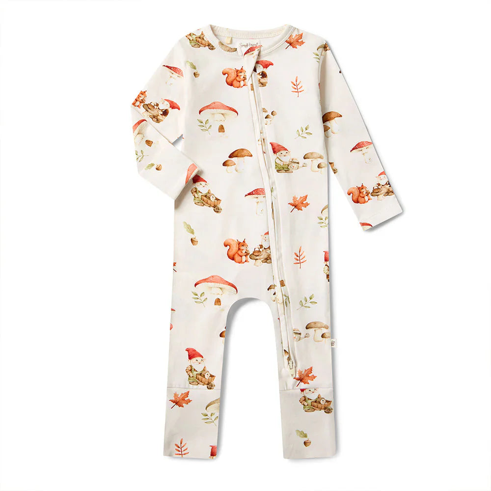 Snuggle Hunny / Snugglesuit Convertible Romper - Gnomes