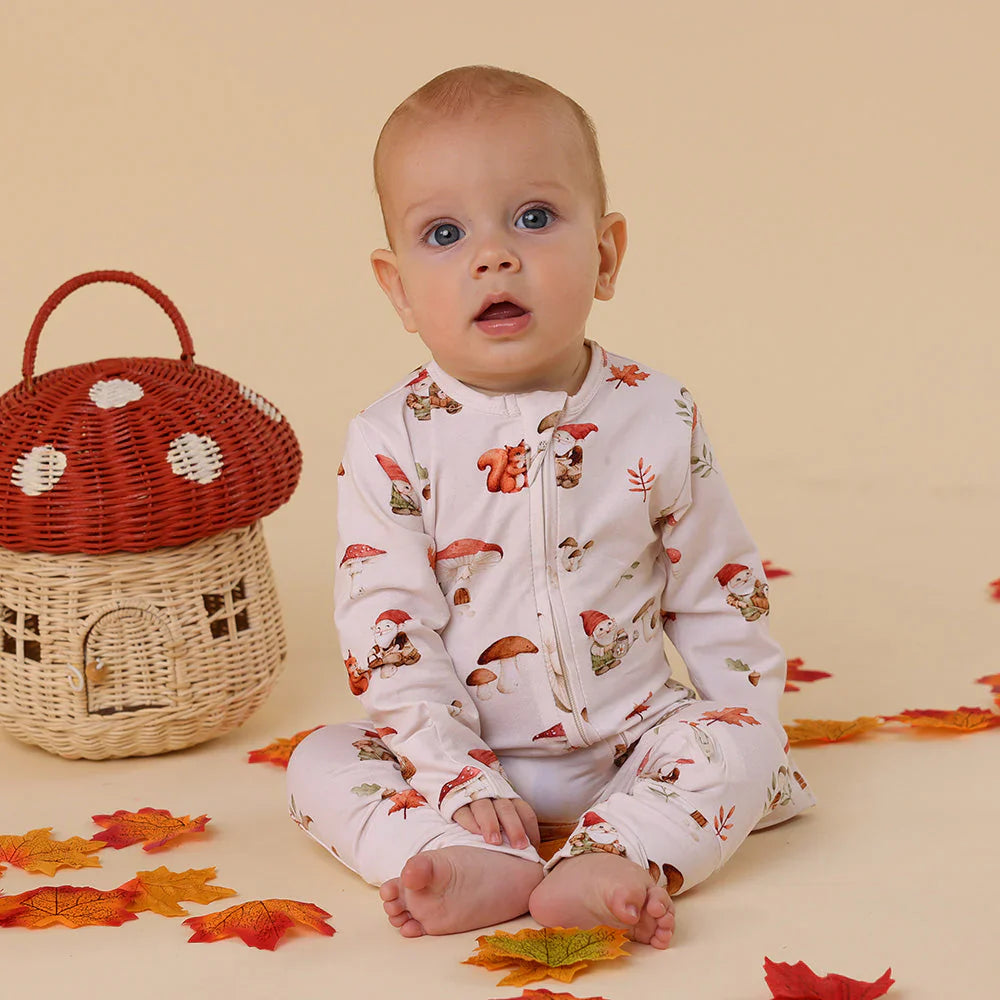 Snuggle Hunny / Snugglesuit Convertible Romper - Gnomes